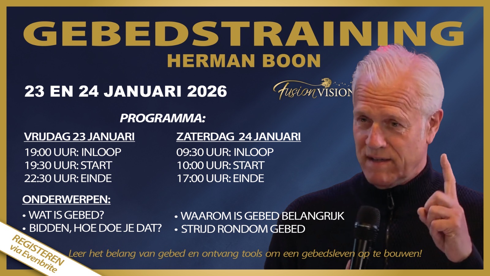 Gebedstraining Herman Boon